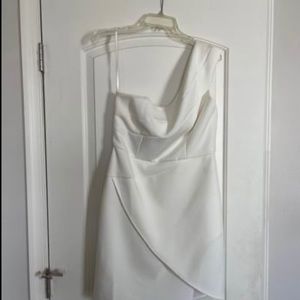 BGBG white one shoulder dress- Brand new never worn